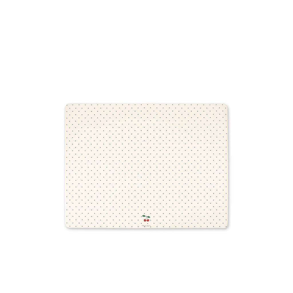 Konges Sløjd floor mat, stoleunderlag - Navy dots