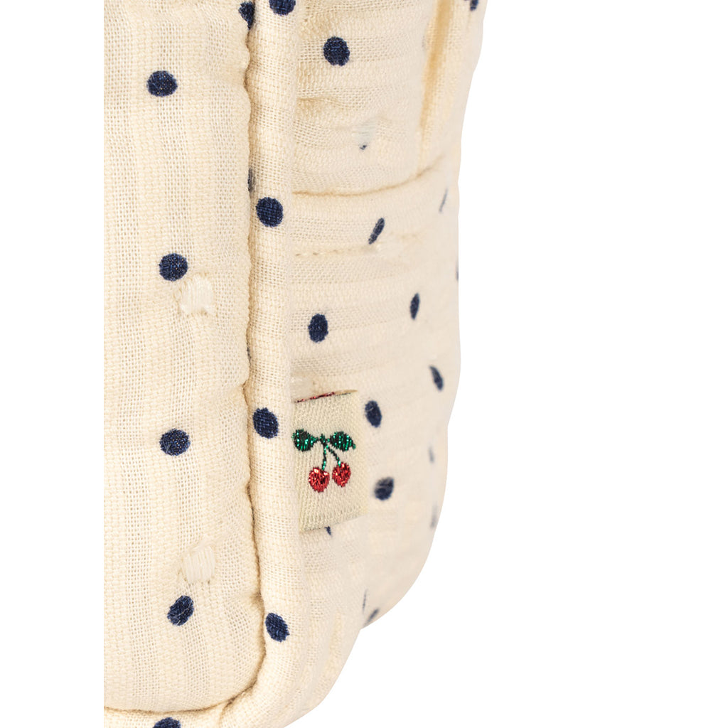 Konges Sløjd quiltet toalettmappe, small, Seersucker - Estate Dot