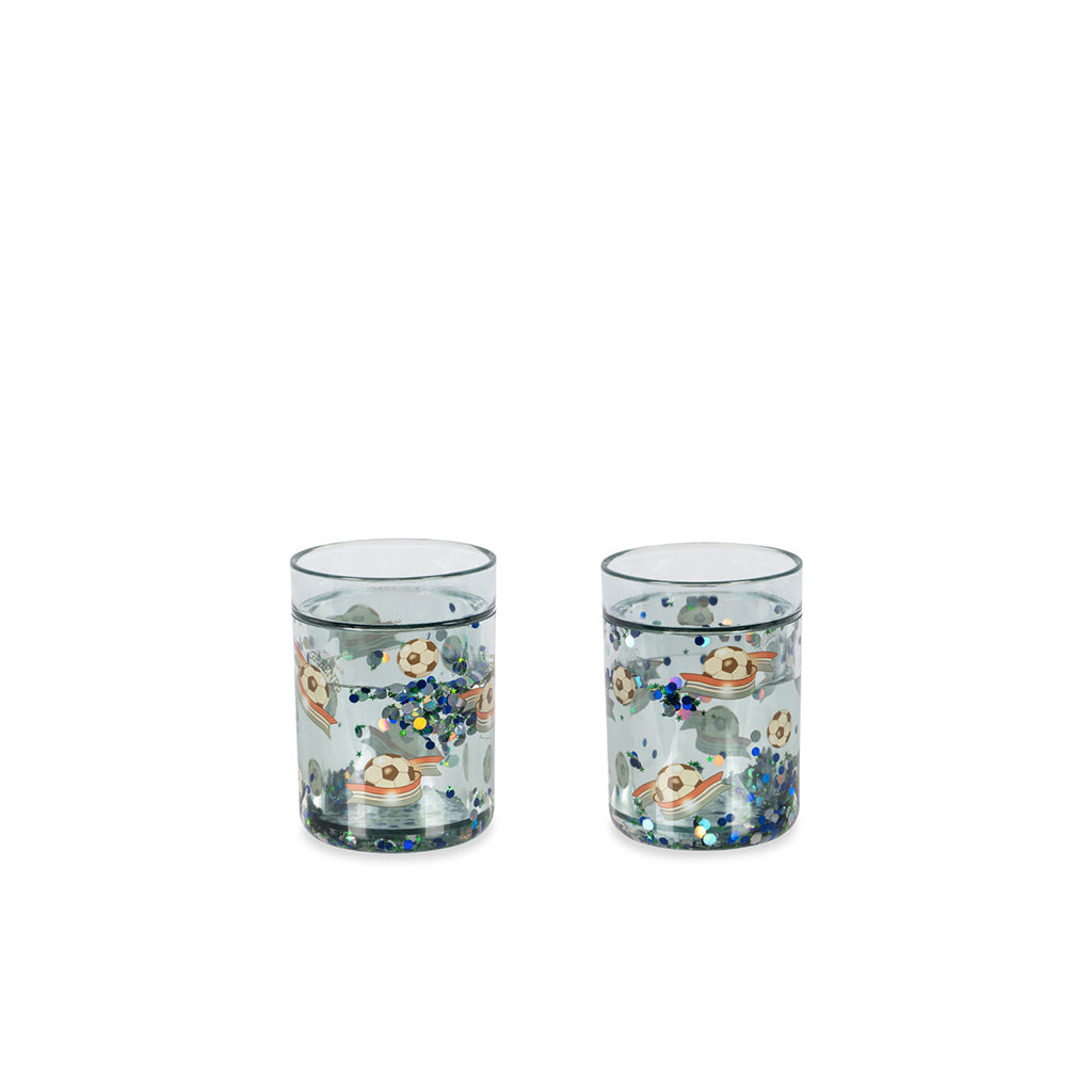 Konges Sløjd 2-pak glitter kopper, Off-white/Kick it