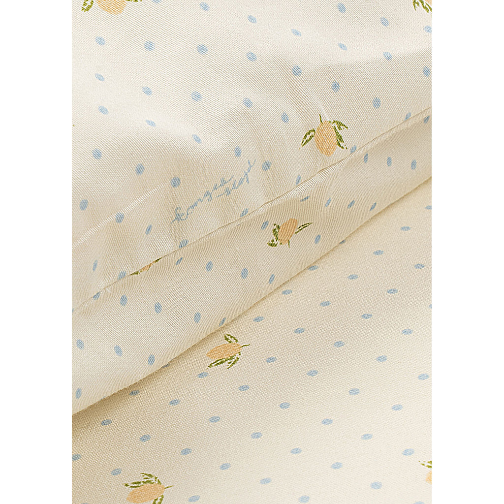 Konges Sløjd babysengetøy, GOTS - Lemon dot