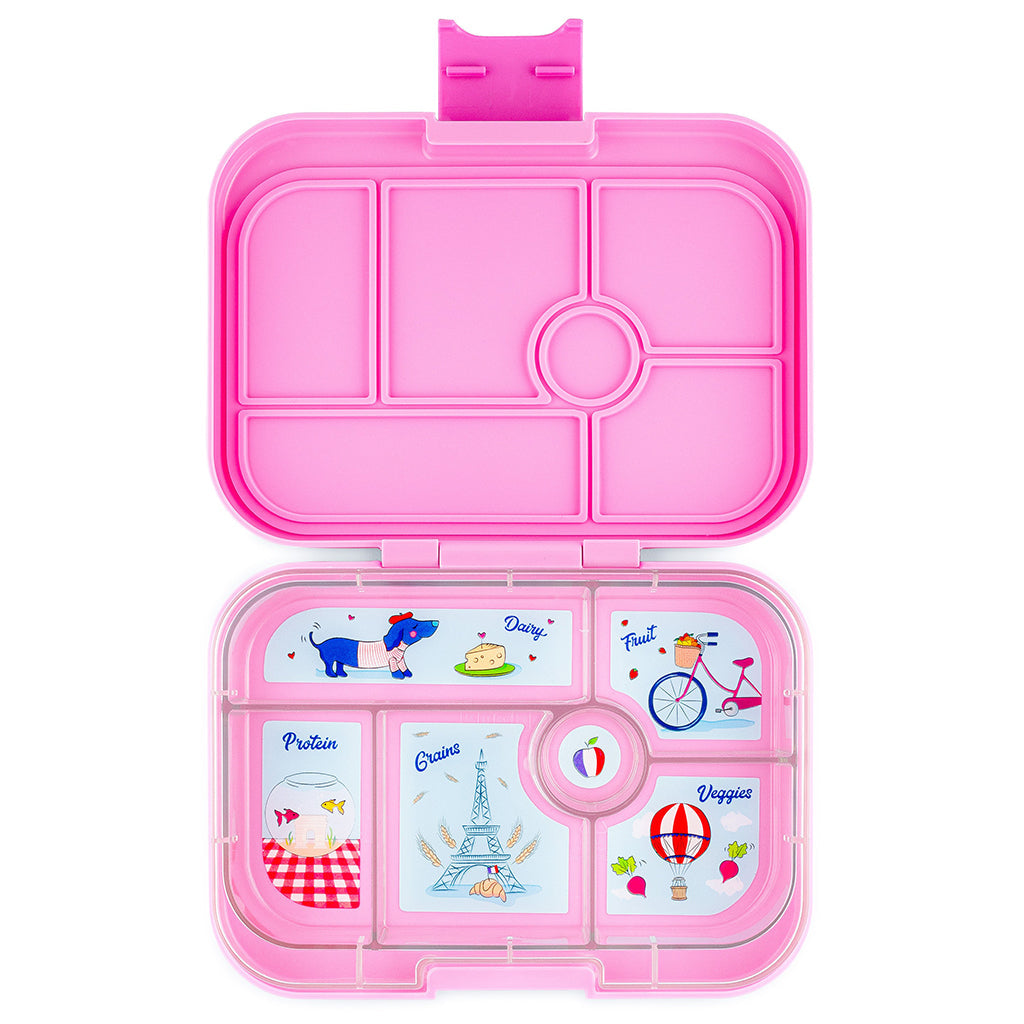 Yumbox matboks med 6 rom, Original - Paris - pink