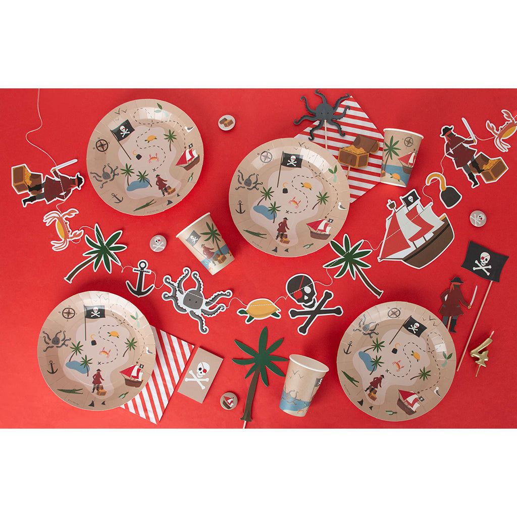 My Litte Day kakepynt, 6 stk - Pirat