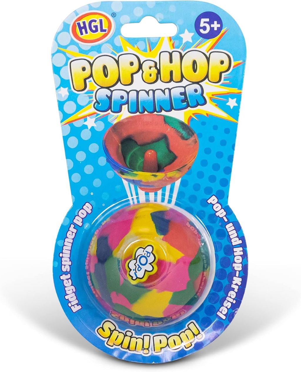 HGL Pop and Hop Spinner på blisterkort