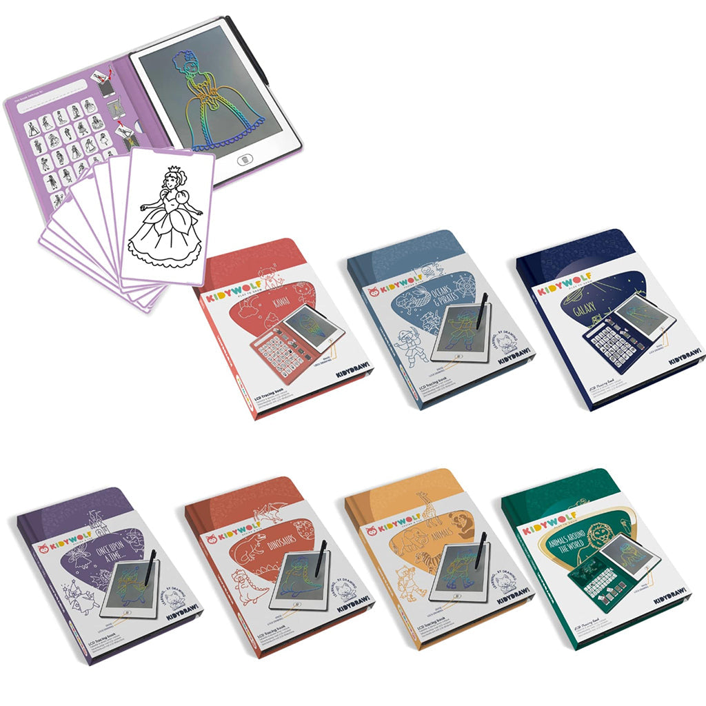 KidyDraw mini tegnetavle med LCD-skjerm, Princess