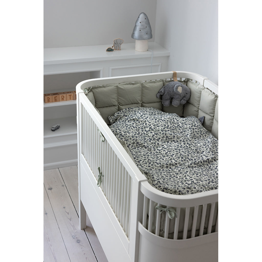 Sebra babysengetøy, økologisk - Blue Olive