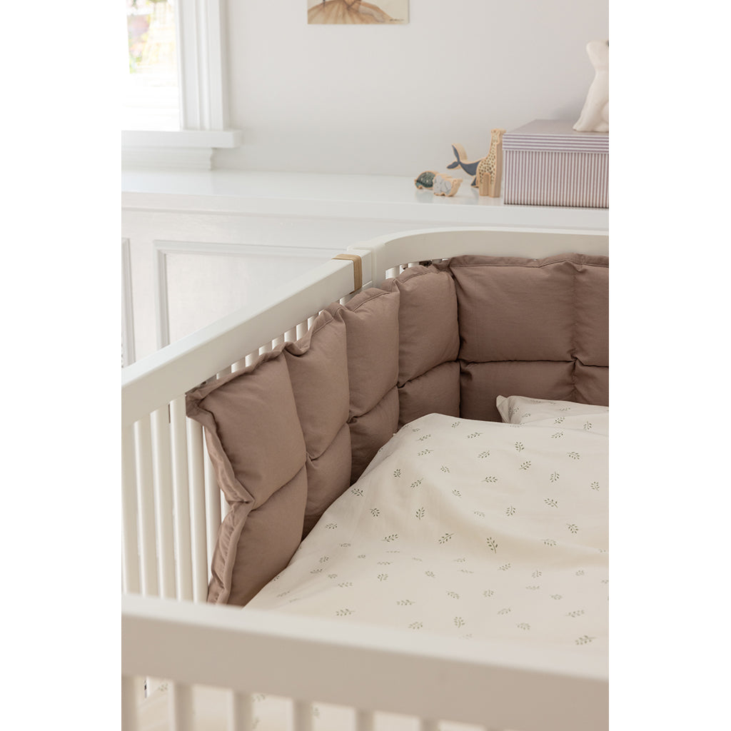 Sebra sengekant, kapok, halv lengde - Jetty Beige