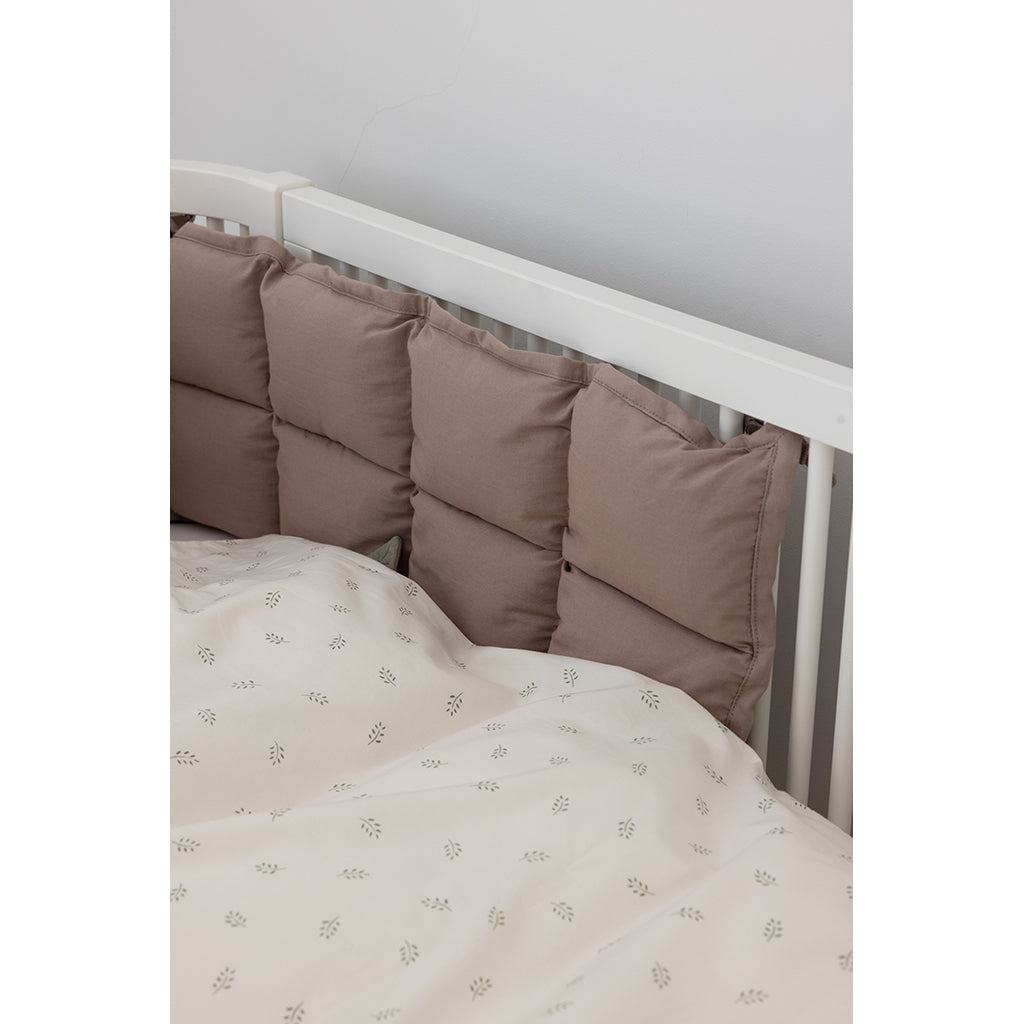 Sebra sengekant, kapok, halv lengde - Jetty Beige