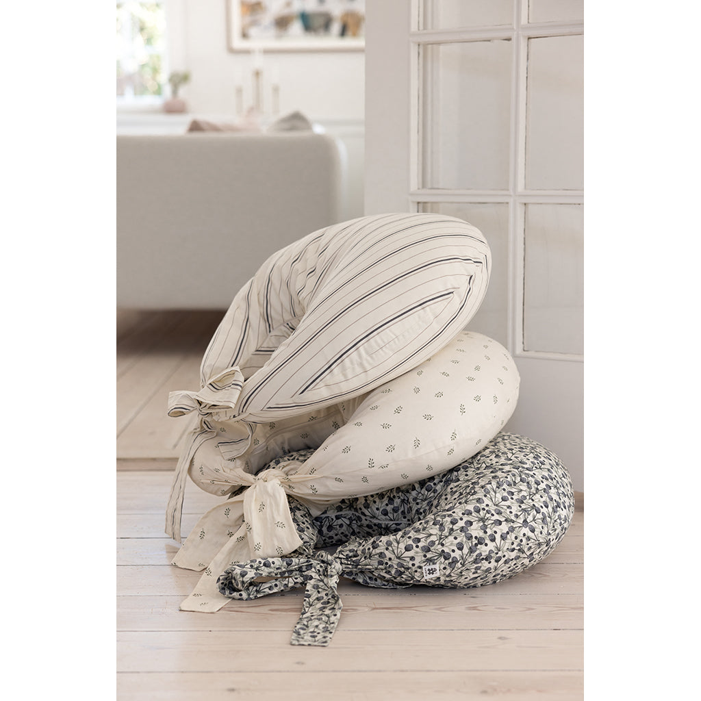 Sebra ammepute, økologisk bomull - Blue olive