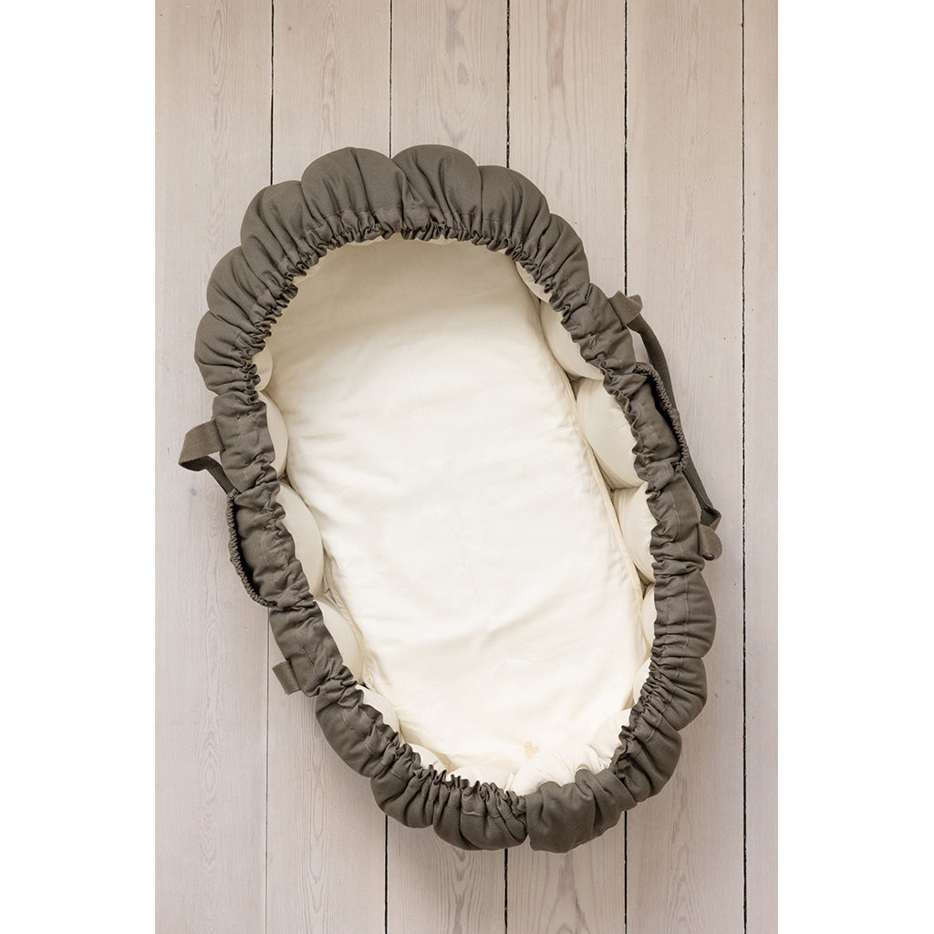 Sebra Våtliggerlaken til 3-i-1 Babynest, Moonlight beige