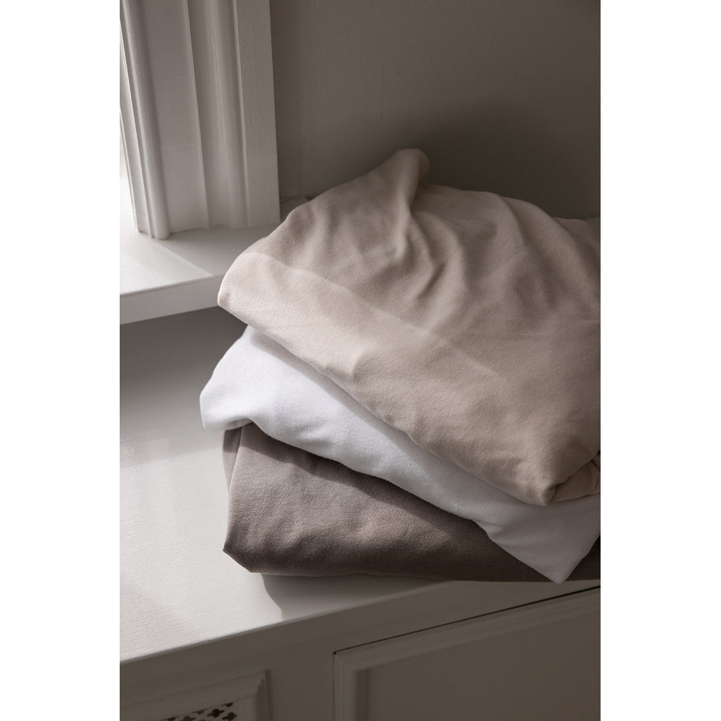 Sebra Jersey-laken, baby 70 x 120 cm - White
