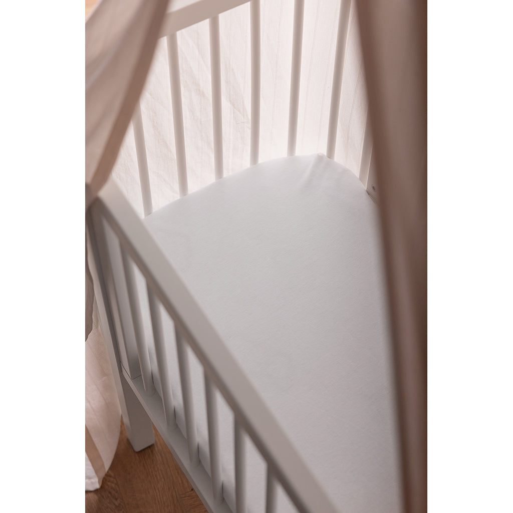 Sebra Jersey stretchlaken for Sebra Bedside Crib, 40 x 85 cm