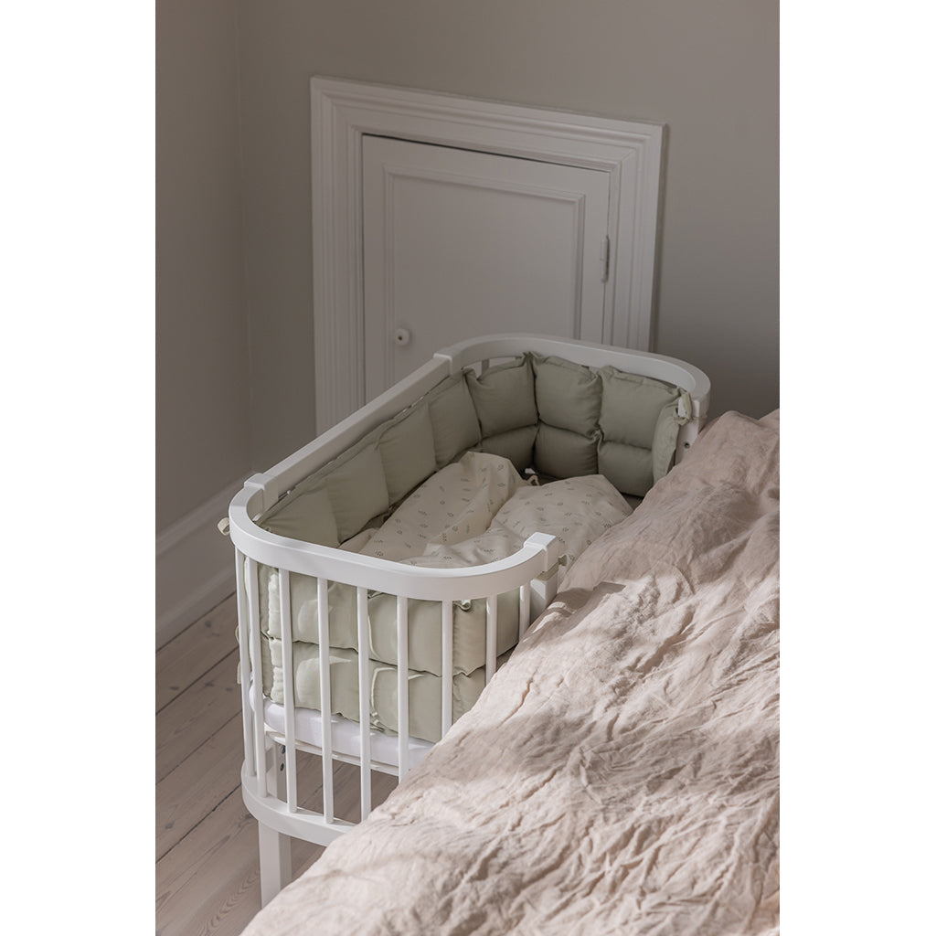 Sebra babyseng, Bedside Crib - Klassisk hvit