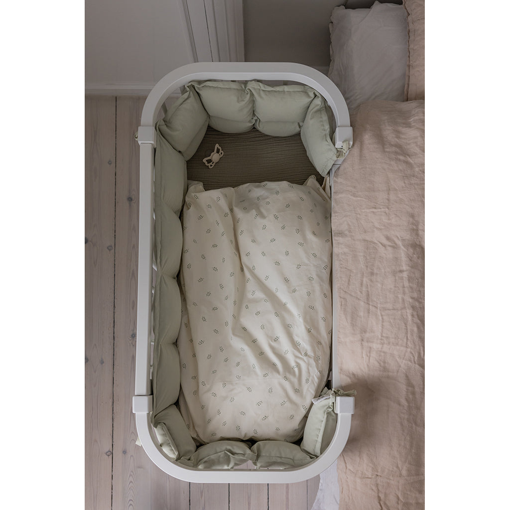 Sebra babyseng, Bedside Crib - Klassisk hvit