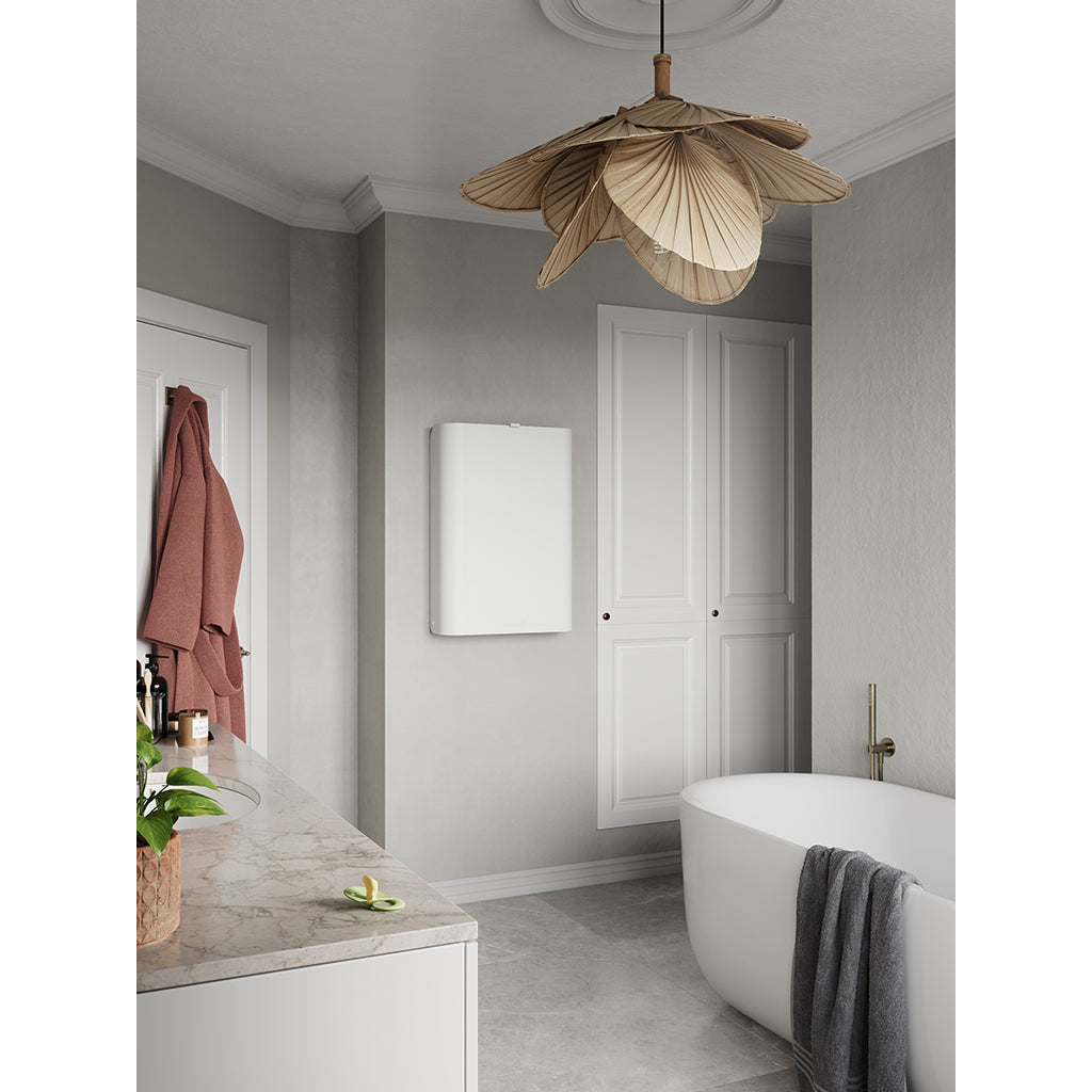 Sebra Vegghengt stellebord i tre, Classic white