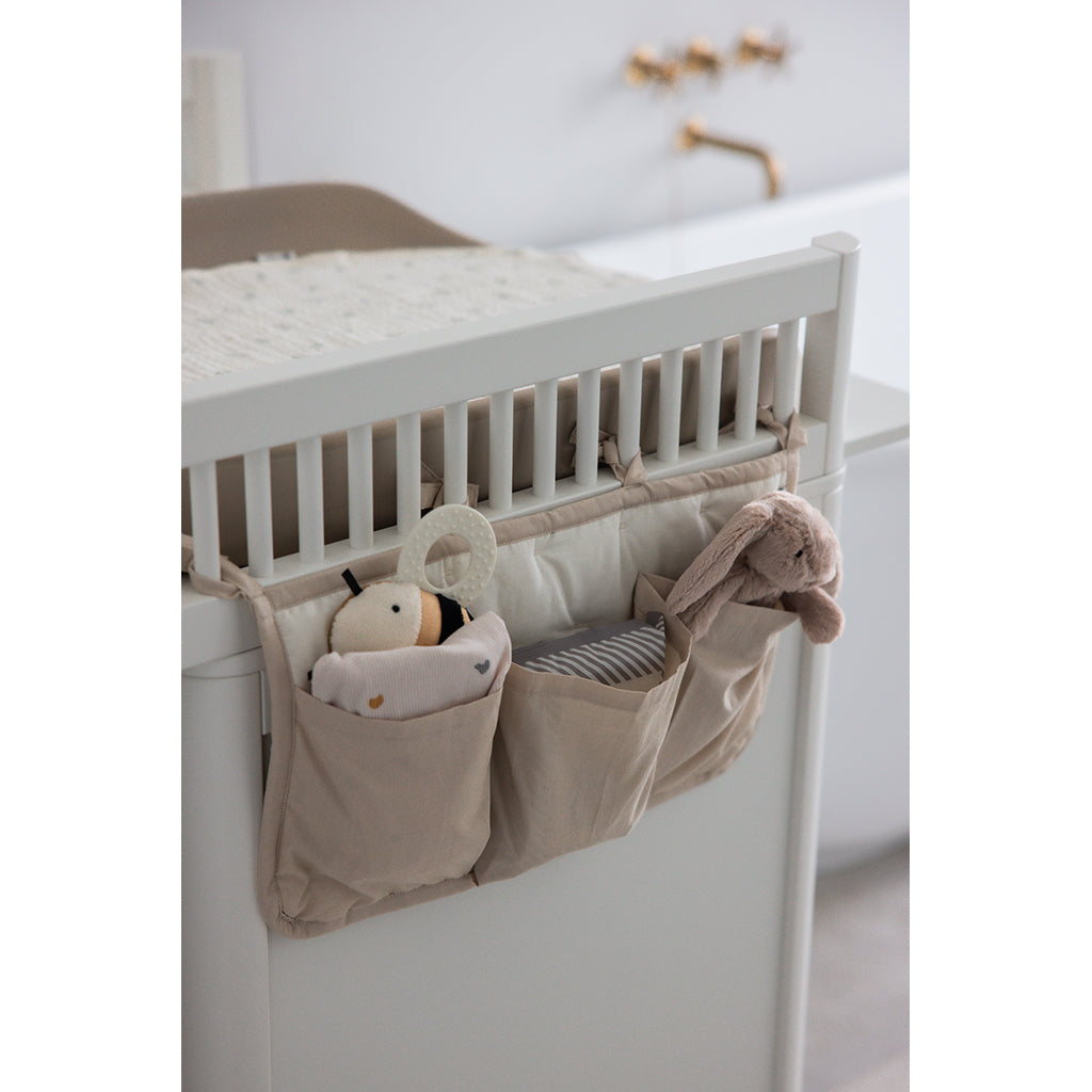 Sebra organizer med 3 lommer, OCS - Morning beige