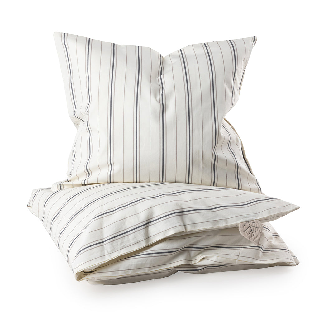 Sebra babysengetøj, økologisk - Cream Stripe