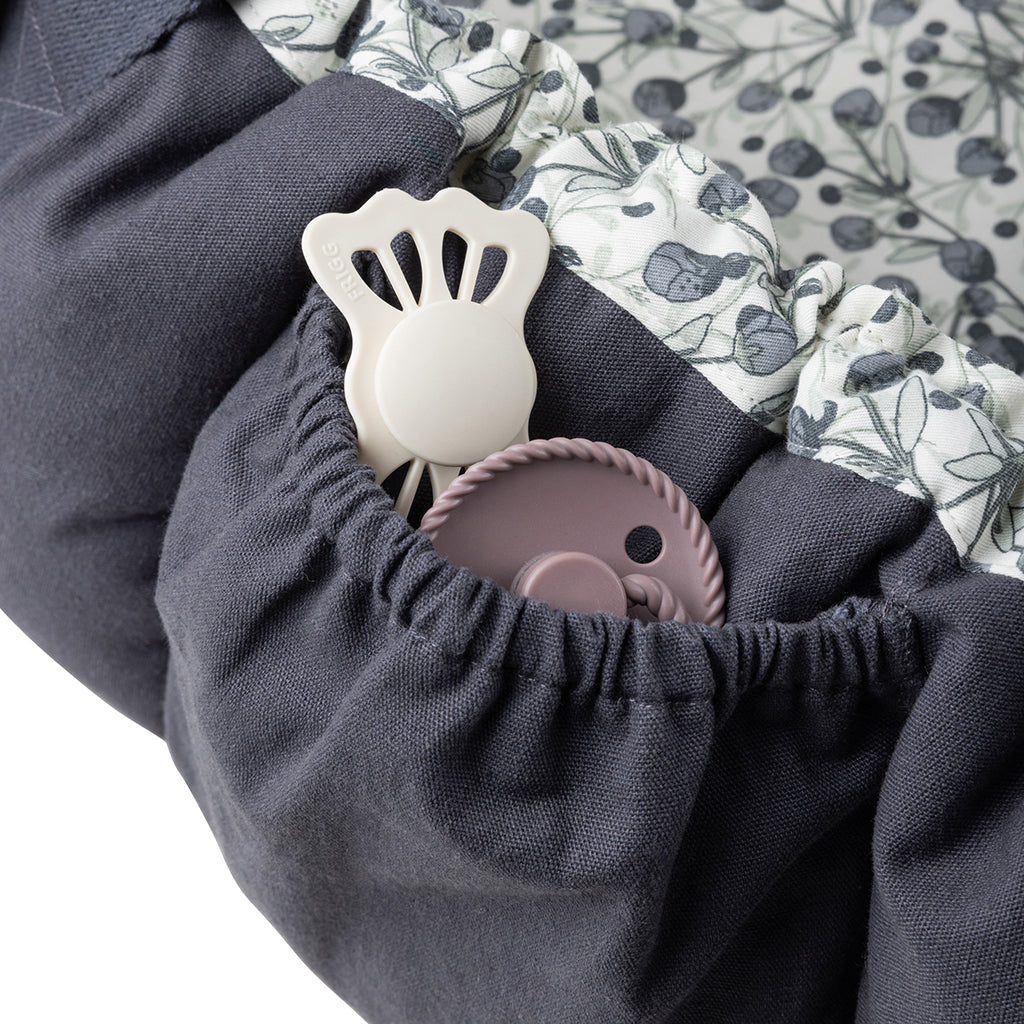 Sebra 3-i-1 Babynest - Blue Olive