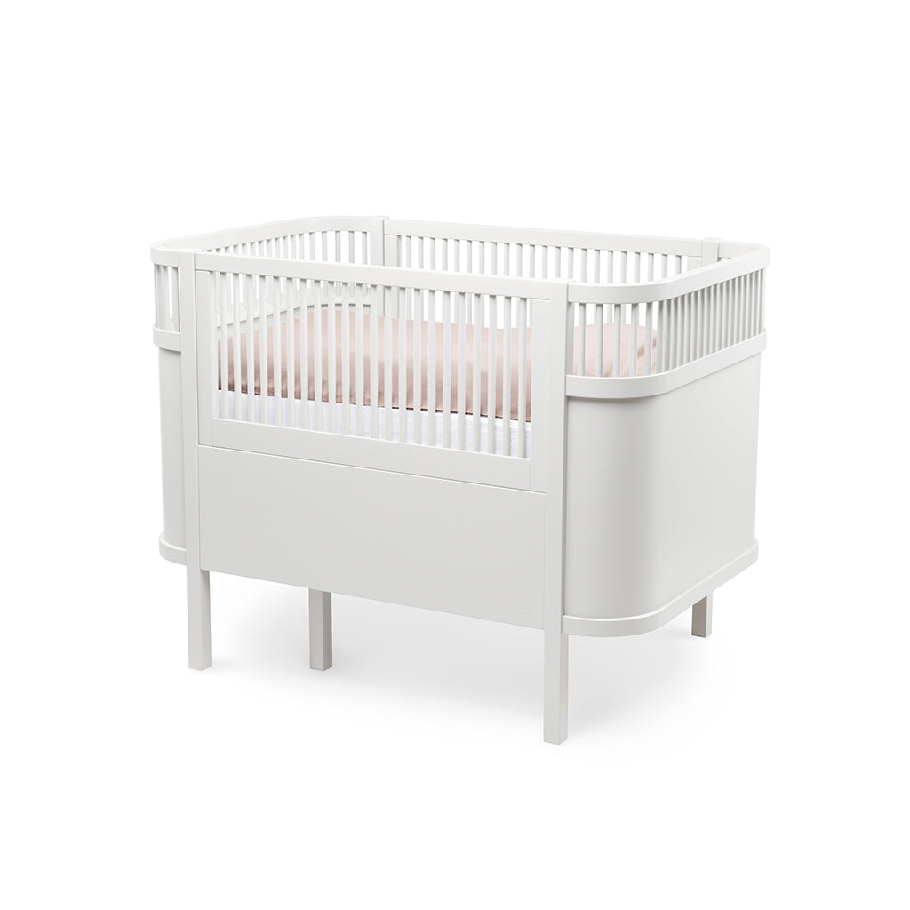 Sebra Seng Baby & Junior - klassisk hvit