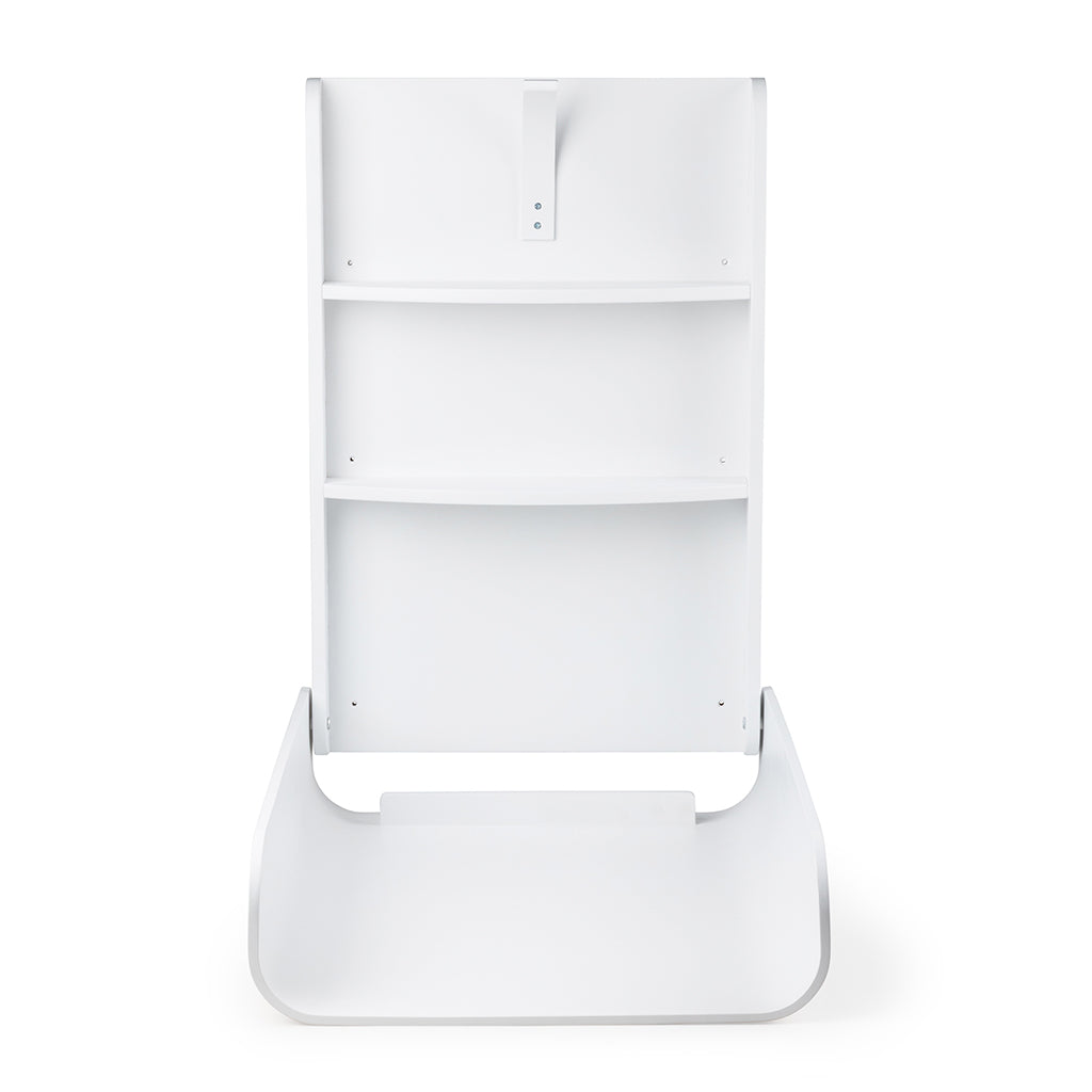 Sebra Vegghengt stellebord i tre, Classic white