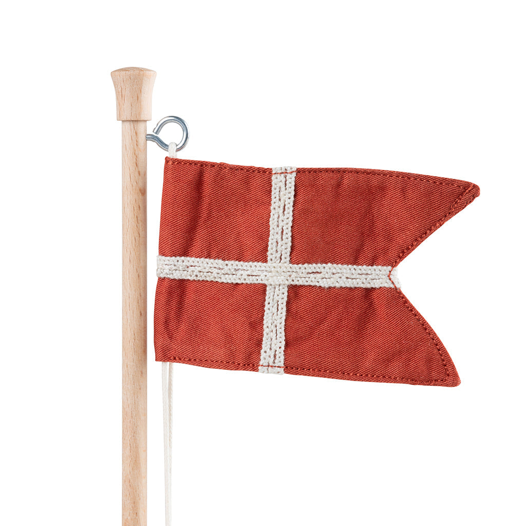Sebra bursdagsbordflagg, tre