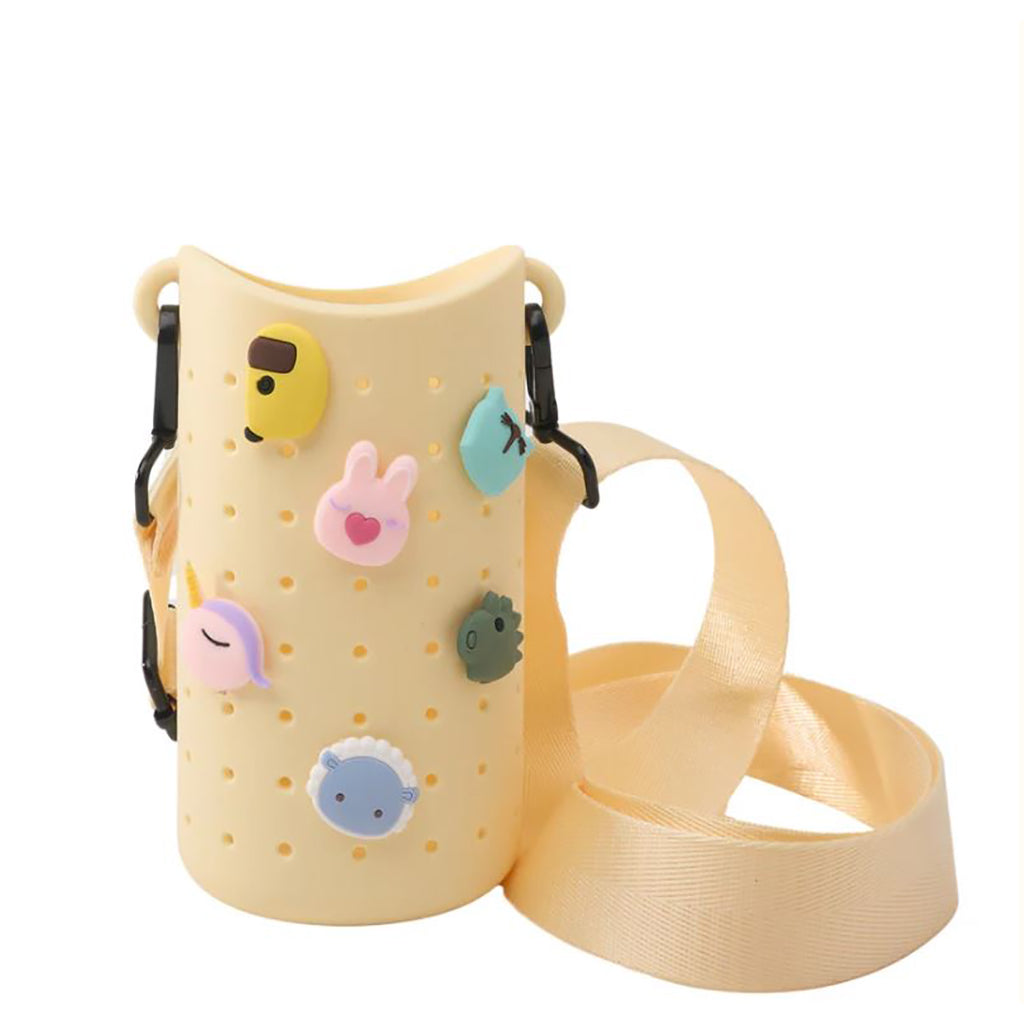 Asobu Sling silikon skulderveske til drikkeflaske, Yellow