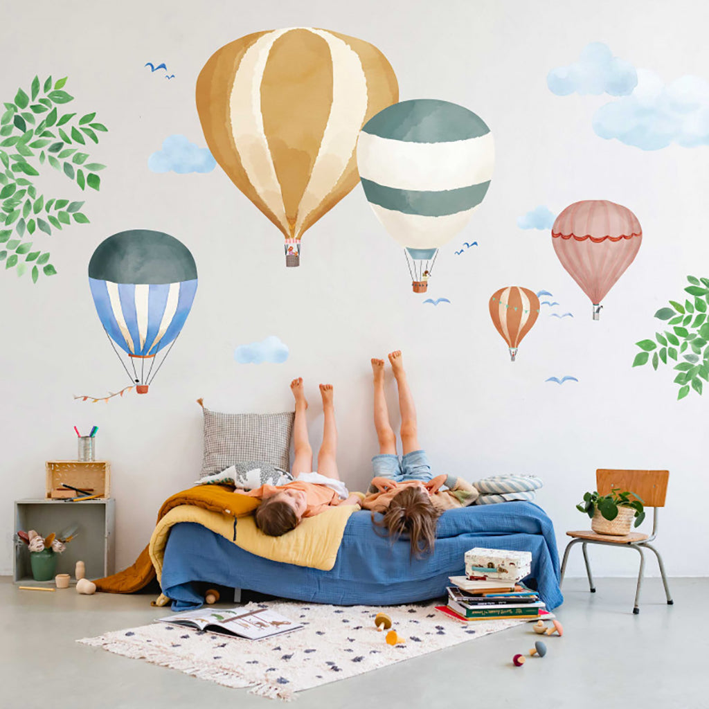 Mimi Lou wallsticker, Giant - Luftballonger