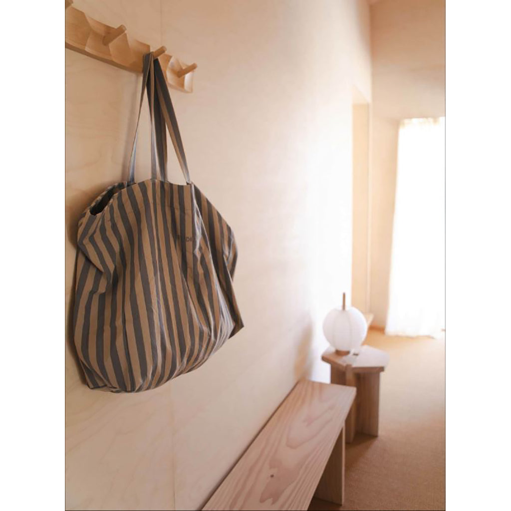 Studio Feder Hanna Totebag, Lyseblå stripe
