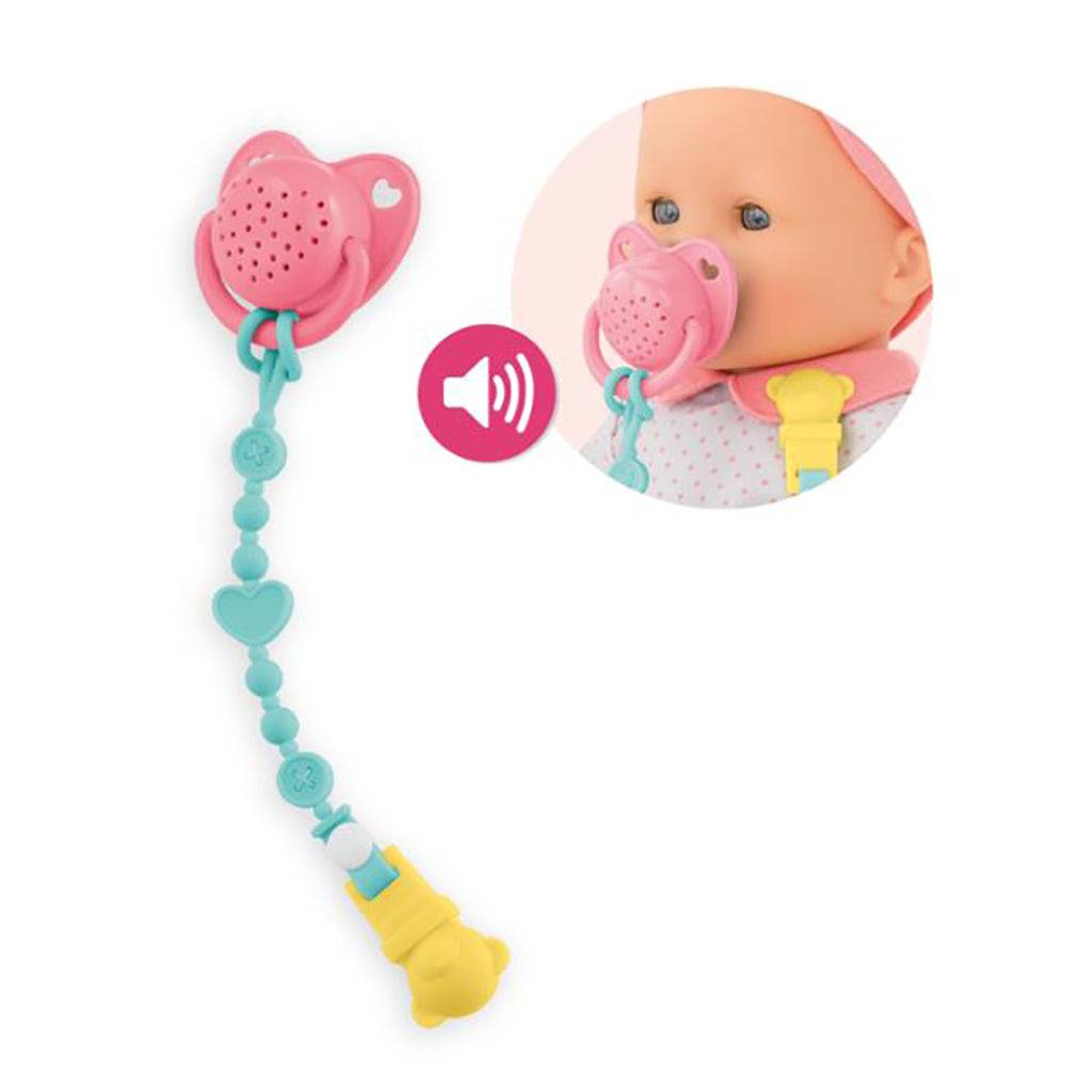 Corolle dukketilbehør, Mon Grand 36 cm, Sut m suttekæde og lyd