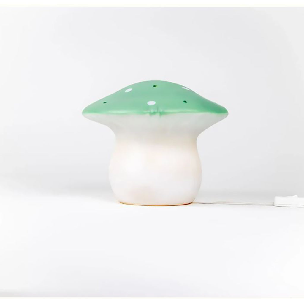 Sopp-lampe, mellomstor paddehatt - Almond