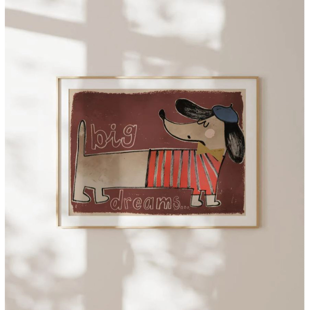 Studio Loco barneplakat, Teckel - A3