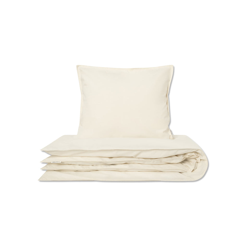 Studio Feder voksensengetøj økologisk percale ivory XL