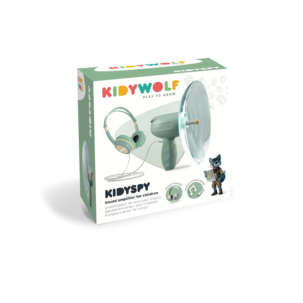 Kidyspy, Sound Amplifier, Lydforstærker inkl headset - Green