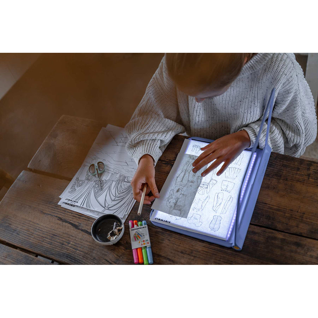 KidyDraw tegnetavle med lys, Manga