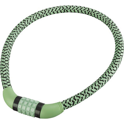 Puky sykkellås, kodelås med wire - Retro-grønn
