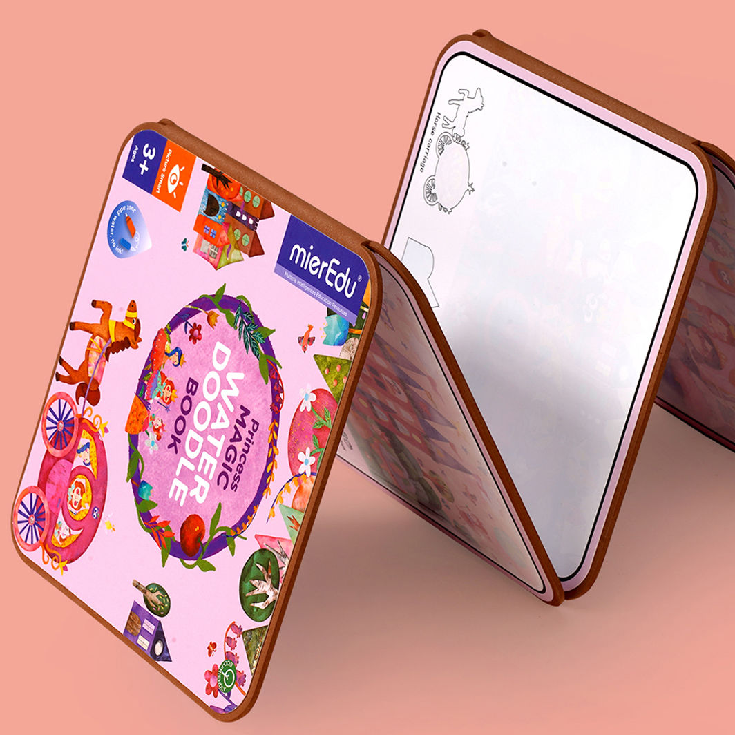 mierEdu, Mal med vand malebok - Prinsesse