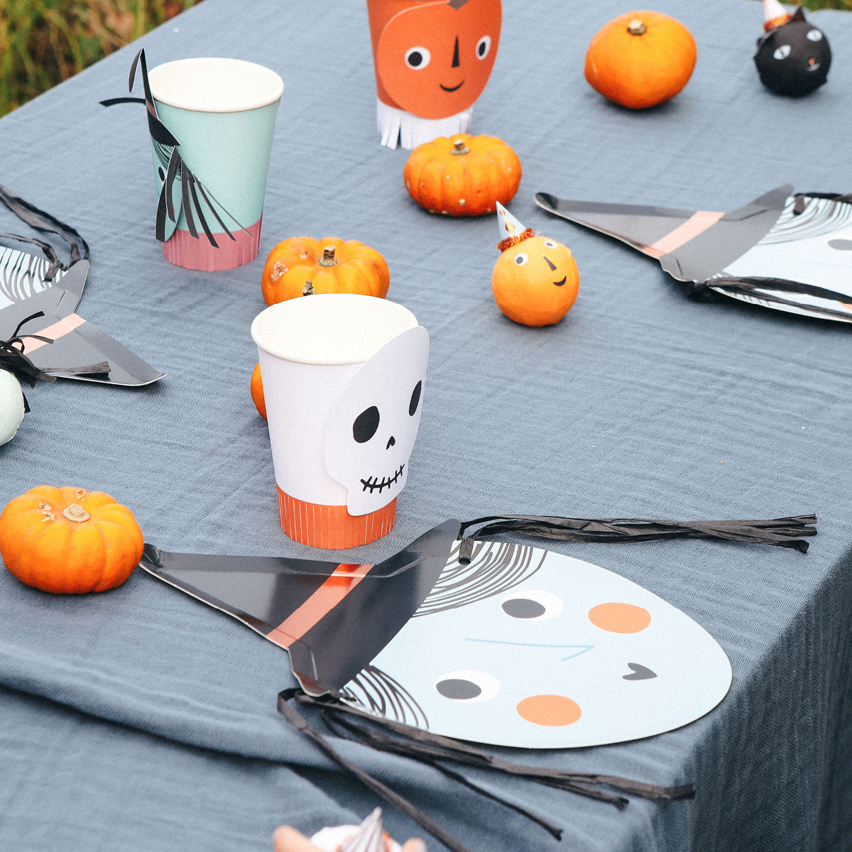 Meri Meri paptallerkener, Halloween, heks - 8 stk.