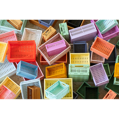 Made Crate, sammenleggbar minikasse - Ferskenfarge