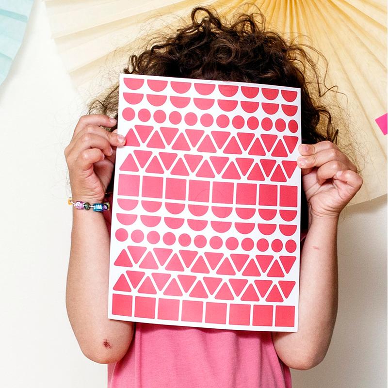 Poppik klistremosaikk i papir, plakat og 750 stickers - Aquarium