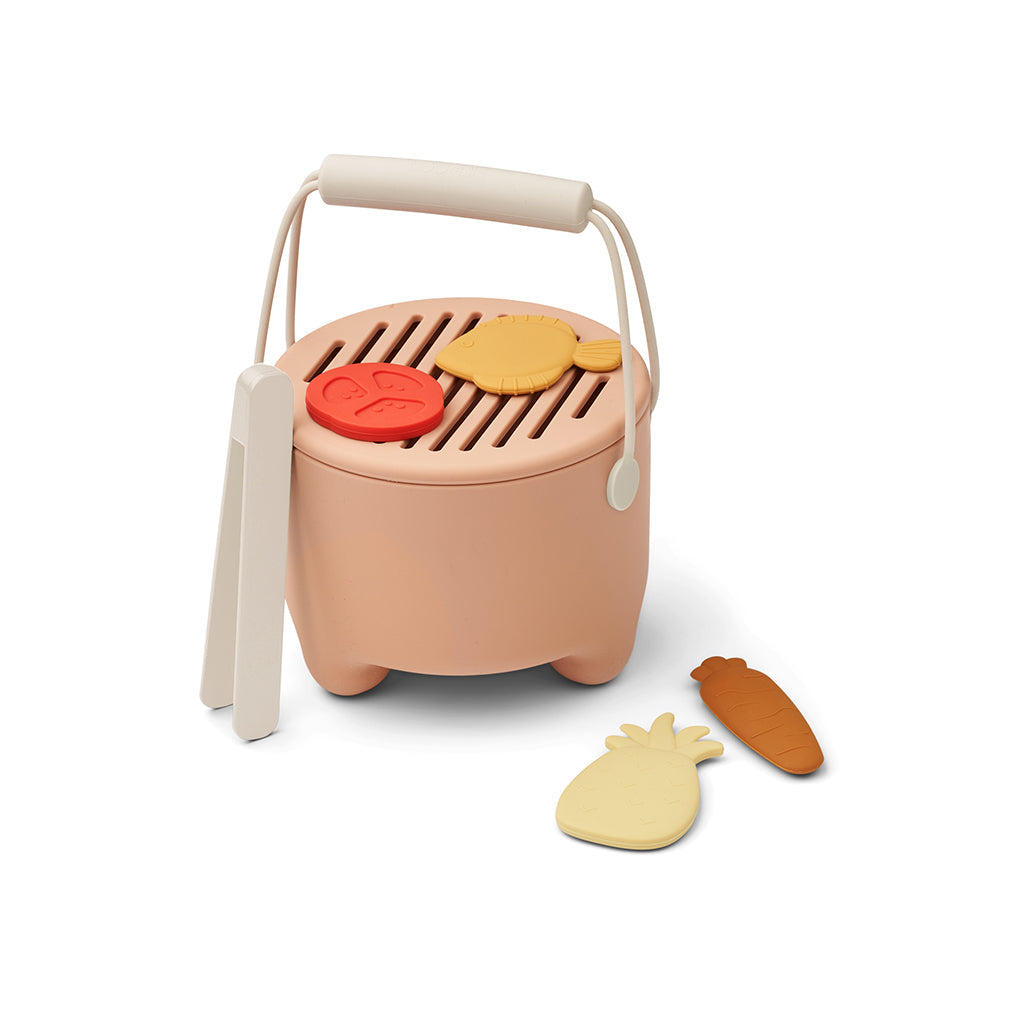 Liewood Wesley BBQ, lekemat i silikone - Blue multi mix