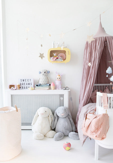 Inspirasjon til baby- og jenterommet.