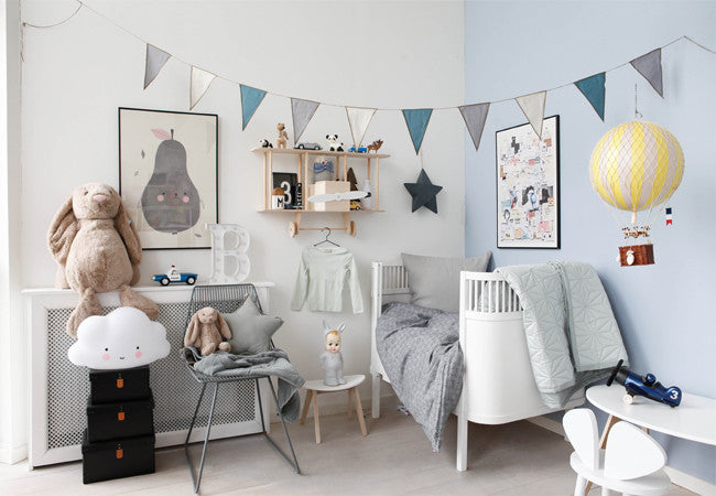 Inspirasjon til babygutterommet