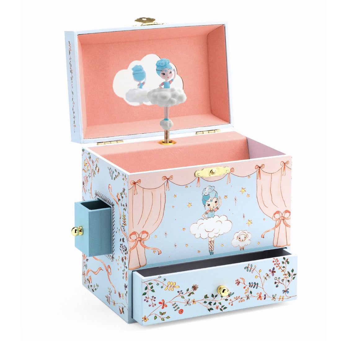 Djeco smykkeskrin m. musikk, Ballerina på scenen