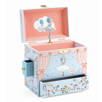 Djeco smykkeskrin m. musikk, Ballerina på scenen