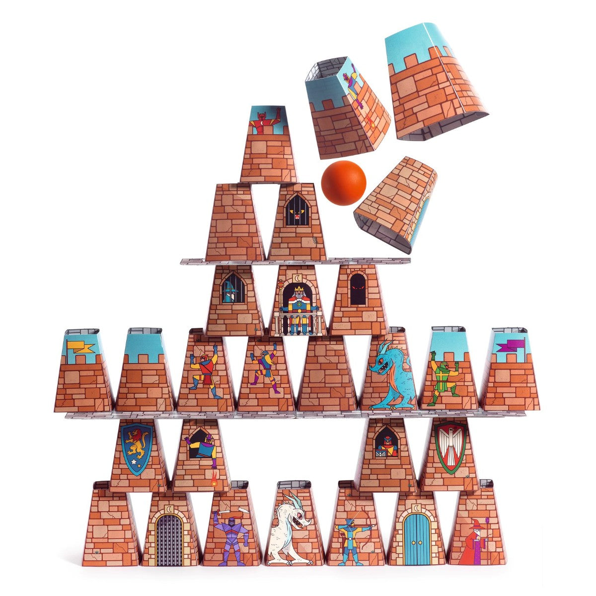 Djeco Bygg og fall, Ridderborg