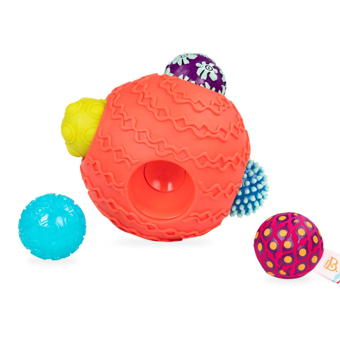 B Toys Ballyhoo bold med fem sansebolde