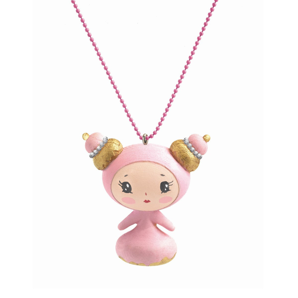 Djeco halskæde Lovely Charms Sweet vedhæng lyserøs figur, lille thumbnail