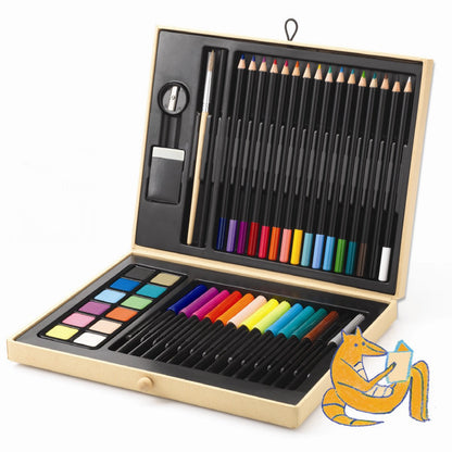 Djeco koffert m. tegneredskaper og farger, liten