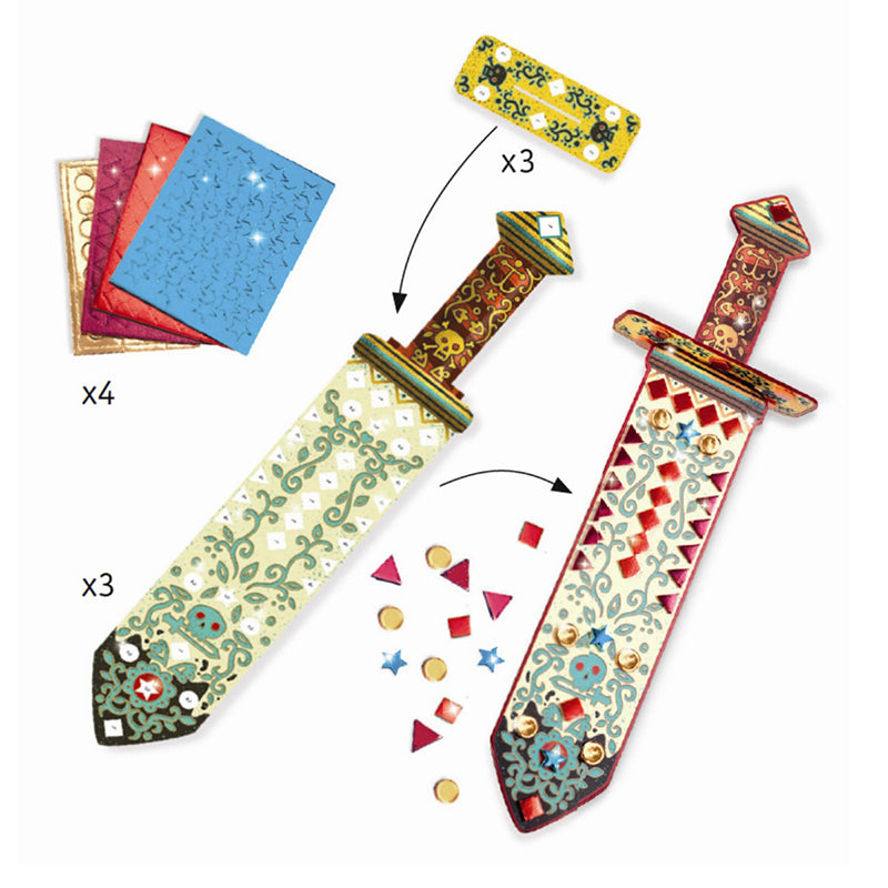 Djeco DIY, Sabler - Mosaikk