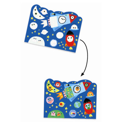 Djeco mal med vann, I skyene - Fra 18 mdr.