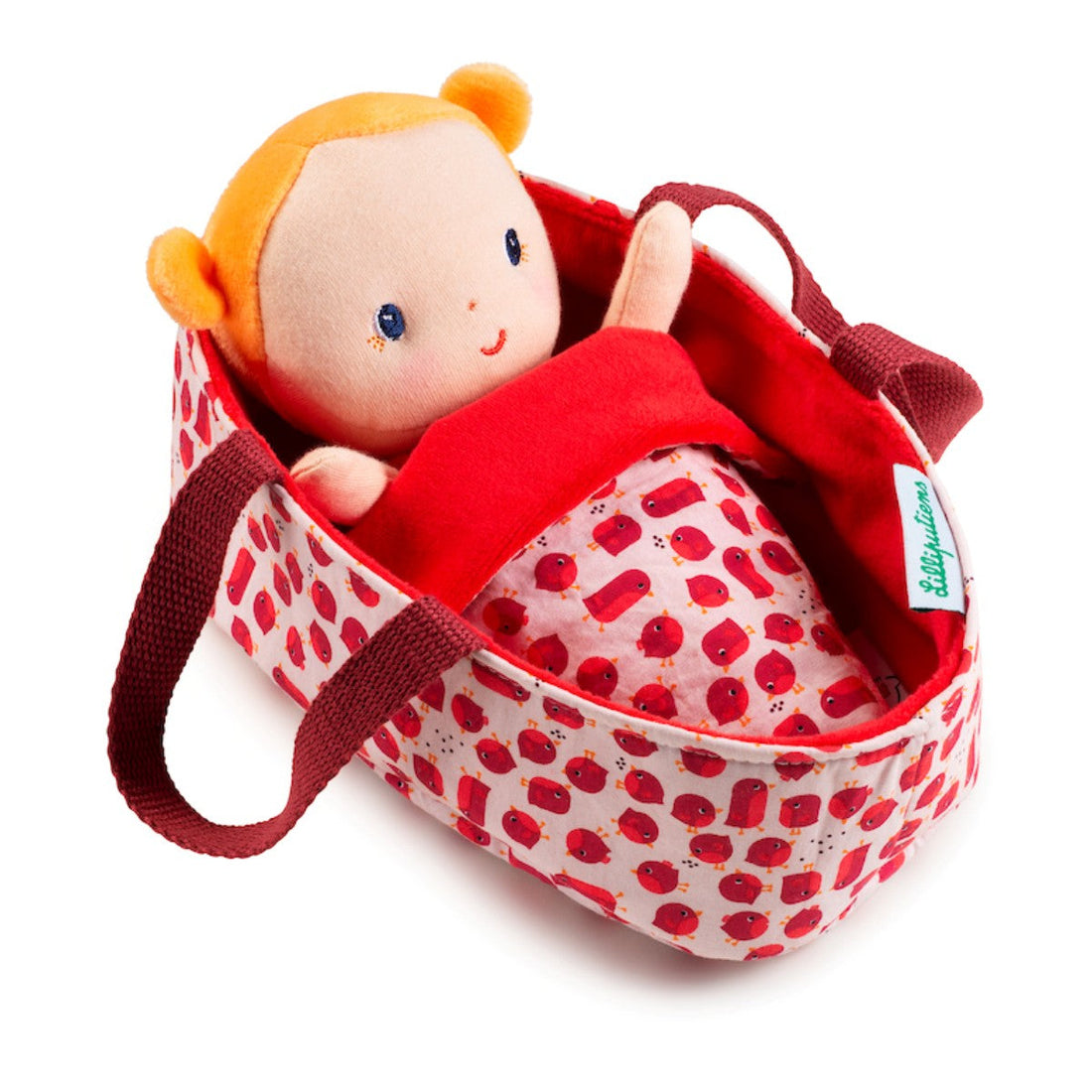 Lilliputiens myk babydukke i dukkelift, Agathe